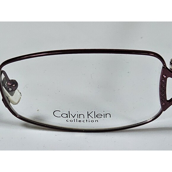 Calvin Klein Women's Eyeglass Frames 458 507 Red 54-16 135 Made Italy New - Picture 14 of 16